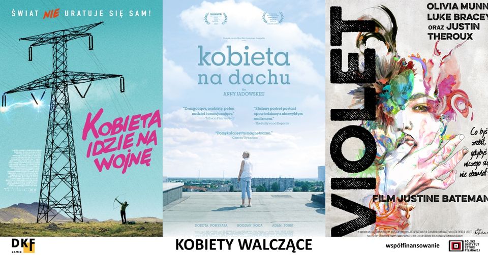 Zestaw trzech plakatów filmowych ułozonych obok siebie.