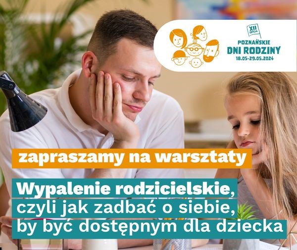 Rodzic z dzieckiem przy stole, oboje maja podpartą glowe na dłoni i spuszczony wzrok
