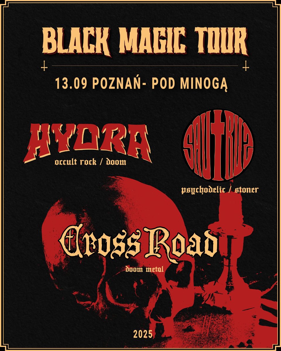 Czerwone napisy na czarnym tle. Szczegóły dotyczące wydarzenia w treści artykułu.