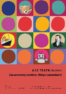 Kolorowa grafika z układem kwadratów w różnych barwach, w których znajdują się okrągłe pola. W części pól umieszczono ilustracje: statek pasażerski, stylizowany portret mężczyzny oraz uśmiechnięty robot. W dolnej części znajduje się tytuł wydarzenia, zawarty w treści artykułu.