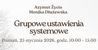 Nazwa organizatora, tytuł wydarzenia oraz informacje o warsztatach zawarte w treści artykułu na białym tle. Z lewej strony widoczne gałęzie drzew.