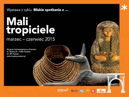 Plakat wystawy Mali tropiciele