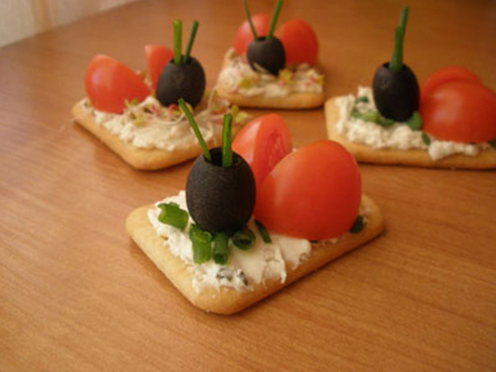 pomidorowo-krakersowe biedronki