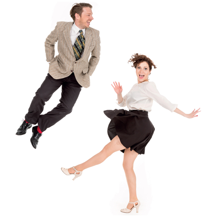 Swingujący tancerze