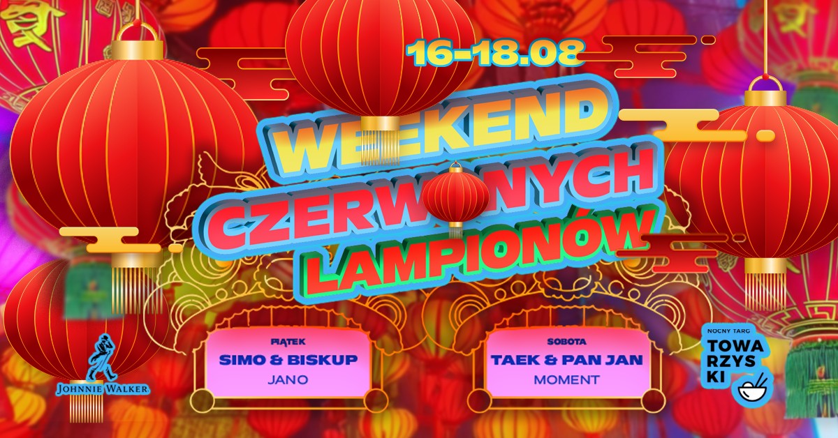 Plakat z nazwą wydarzenia