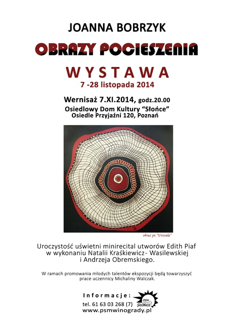 Wernisaż wystawy malarstwa Joanny Bobrzyk