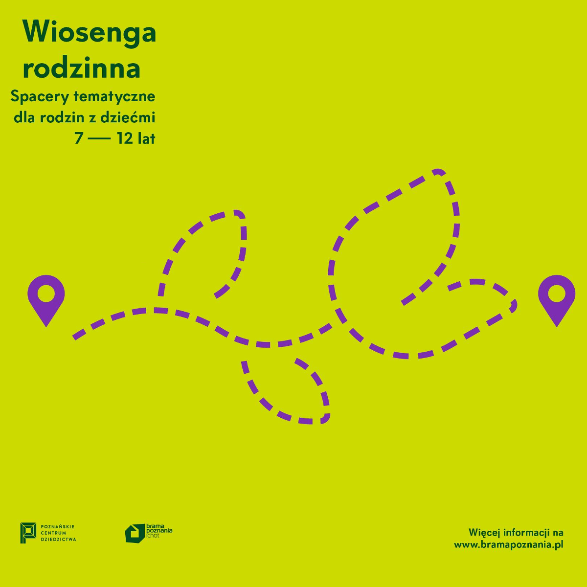 Trasa wędrówki w kształcie tulipana.