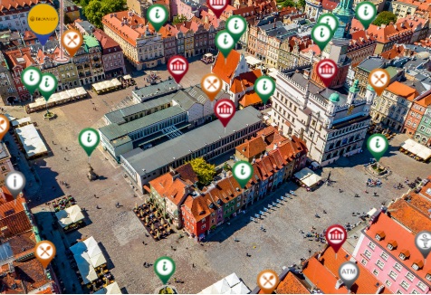 Poznań z lotu ptaka
