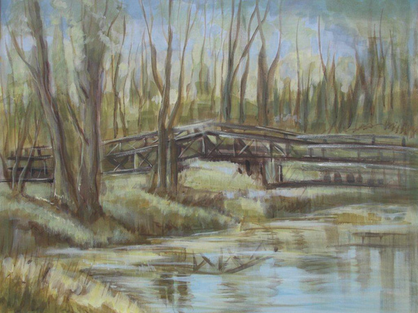 Wystawa prac Plener malarski - Skoki 2014