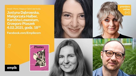 Justyna Dąbrowska, Małgorzata Halber, Karolina Lewestam i Grzegorz Ptaszek na zdjęciu.