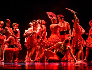 Na zdjęciu fragment przedstawienia.