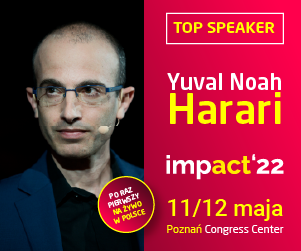 Na zdjęciu Yuval Noah Harari będący top speakerem podczas wydarzenia