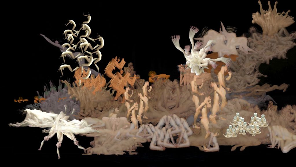 Jedna z prac z wystawy.