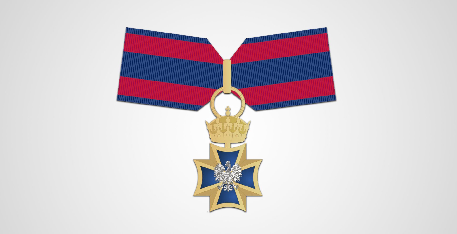 Na zdjęciu Order Krzyża Wojskowego.