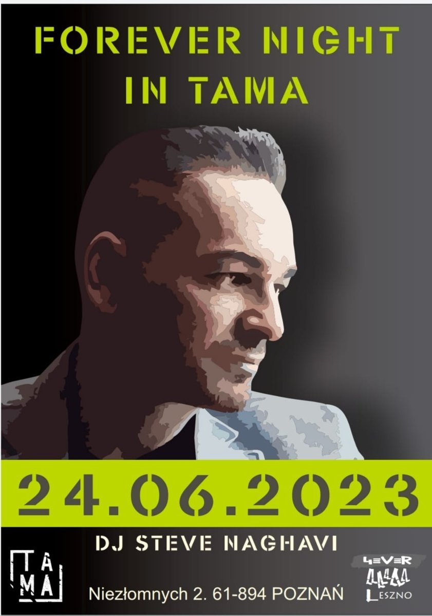 Baner promujący wydarzenie. Nazwa wydarzenia i zdjęcie artysty.