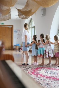 Na zdjęciu fragment warsztatów dla dzieci.