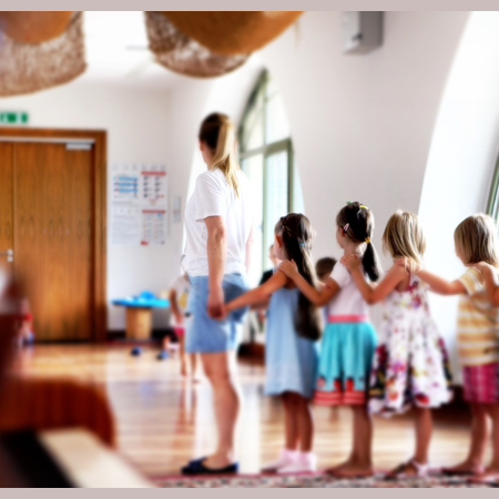 Zdjęcie z zajęć tanecznych Strefy Zabawy.