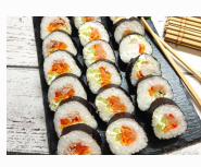Zdjęcie sushi.