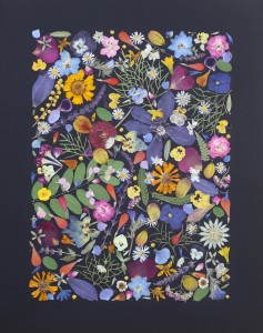 Na zdjęciu jedna z kompozycji artystycznych z suszonych kwiatów.