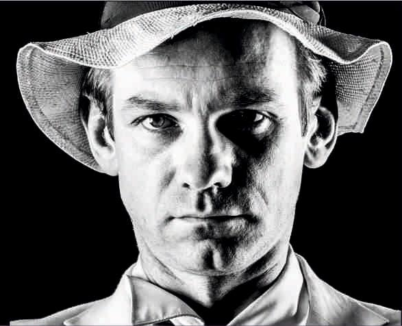 Na zdjęciu twarz mężczyzny.