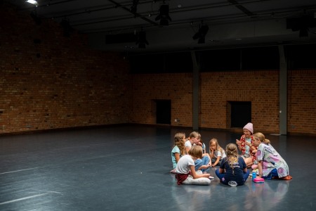 Na zdjęciu fragment warsztatów dla dzieci.