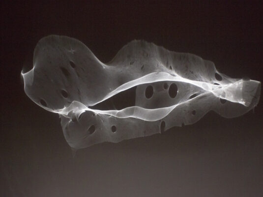 Na zdjęciu jedna z prac prezentowanych na wystawie.