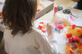 Na zdjęciu fragment warsztatów dla dzieci.