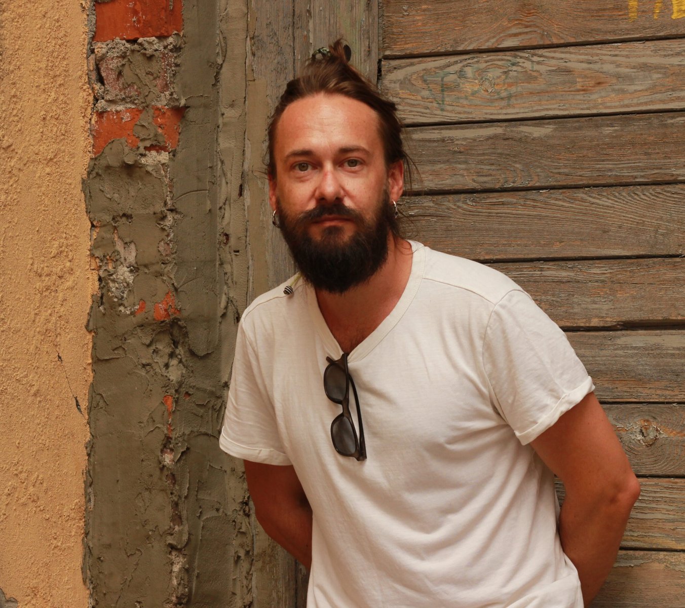 Na zdjęciu bohater spotkania.