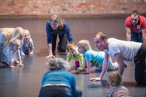 Na zdjęciu fragment warsztatów dla dzieci.