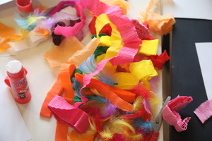 Na zdjęciu fragment warsztatów dla dzieci.