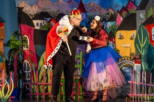 Na zdjęciu fragment przedstawienia.