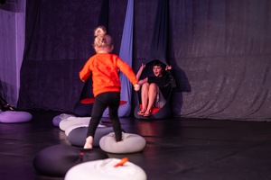 Na zdjęciu fragment warsztatów dla dzieci.