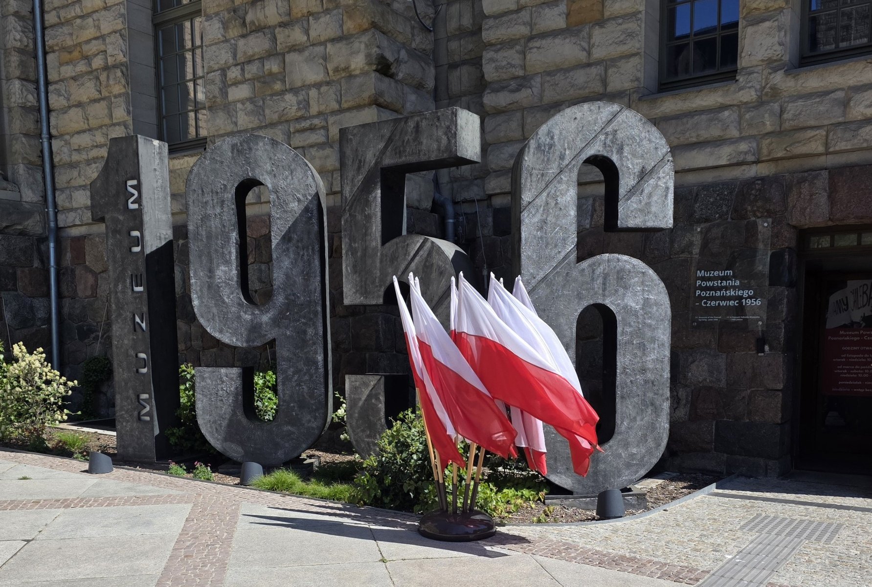 Na zdjęciu Muzeum Poznańskiego Czerwca 1956.